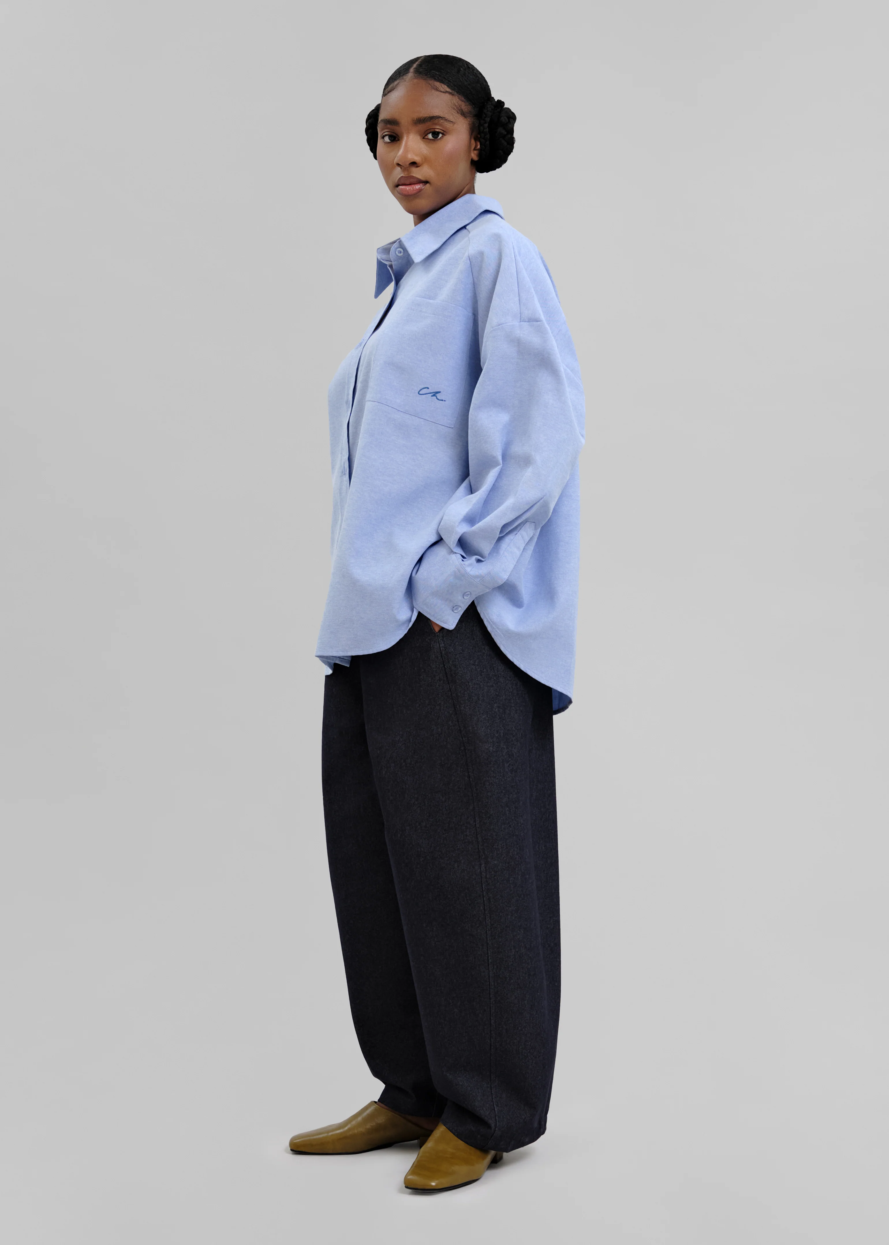 Le Jean Barrel Bleu nuit - Image 2
