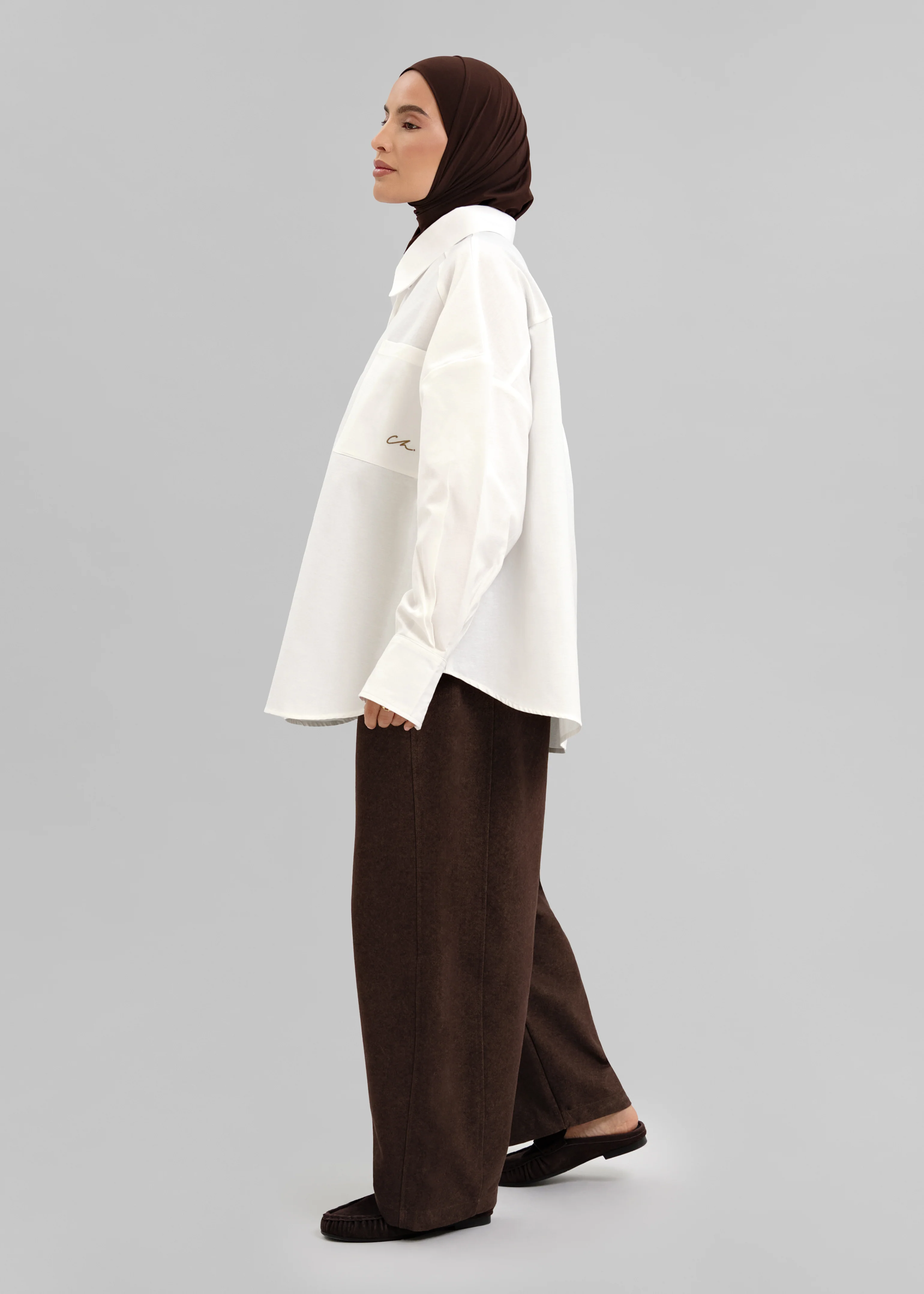 Le Jean Barrel Brun - Image 3