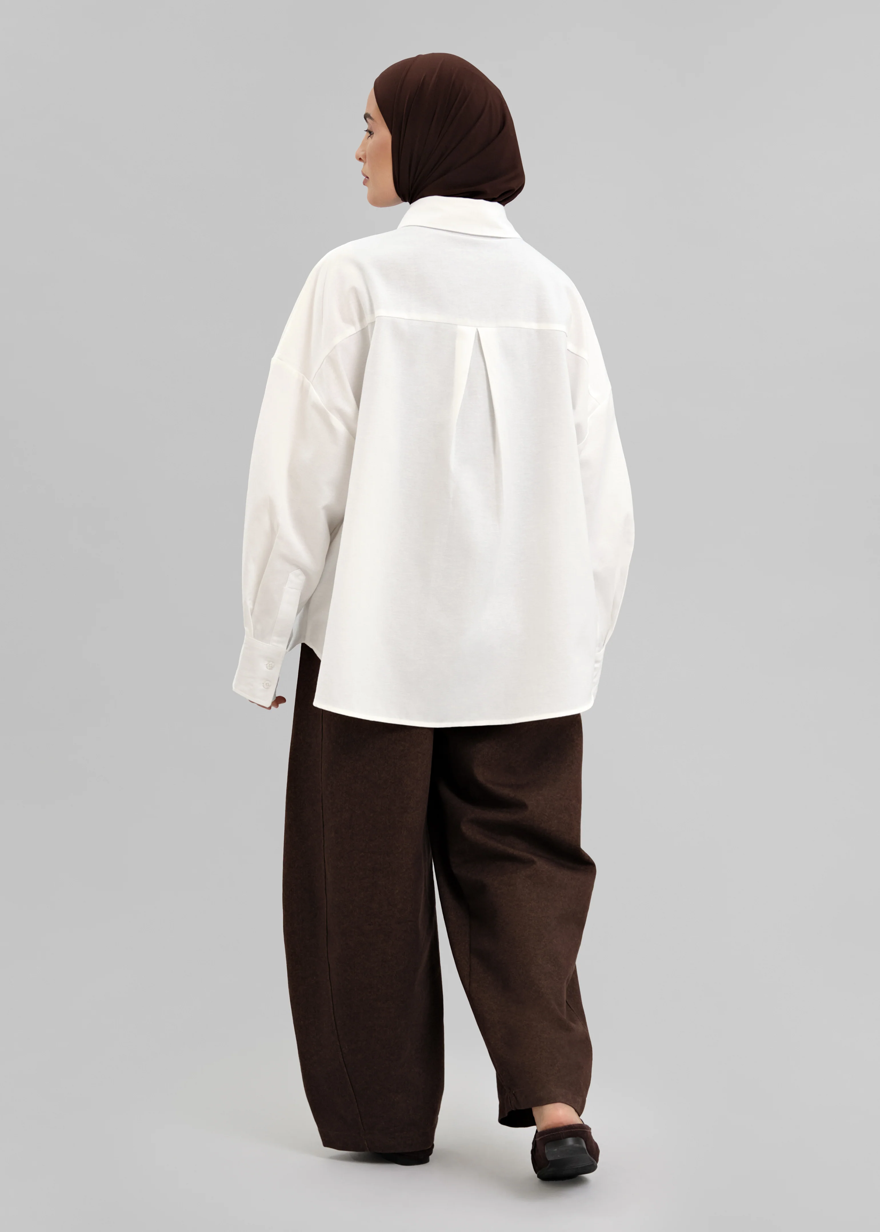 Le Jean Barrel Brun - Image 4