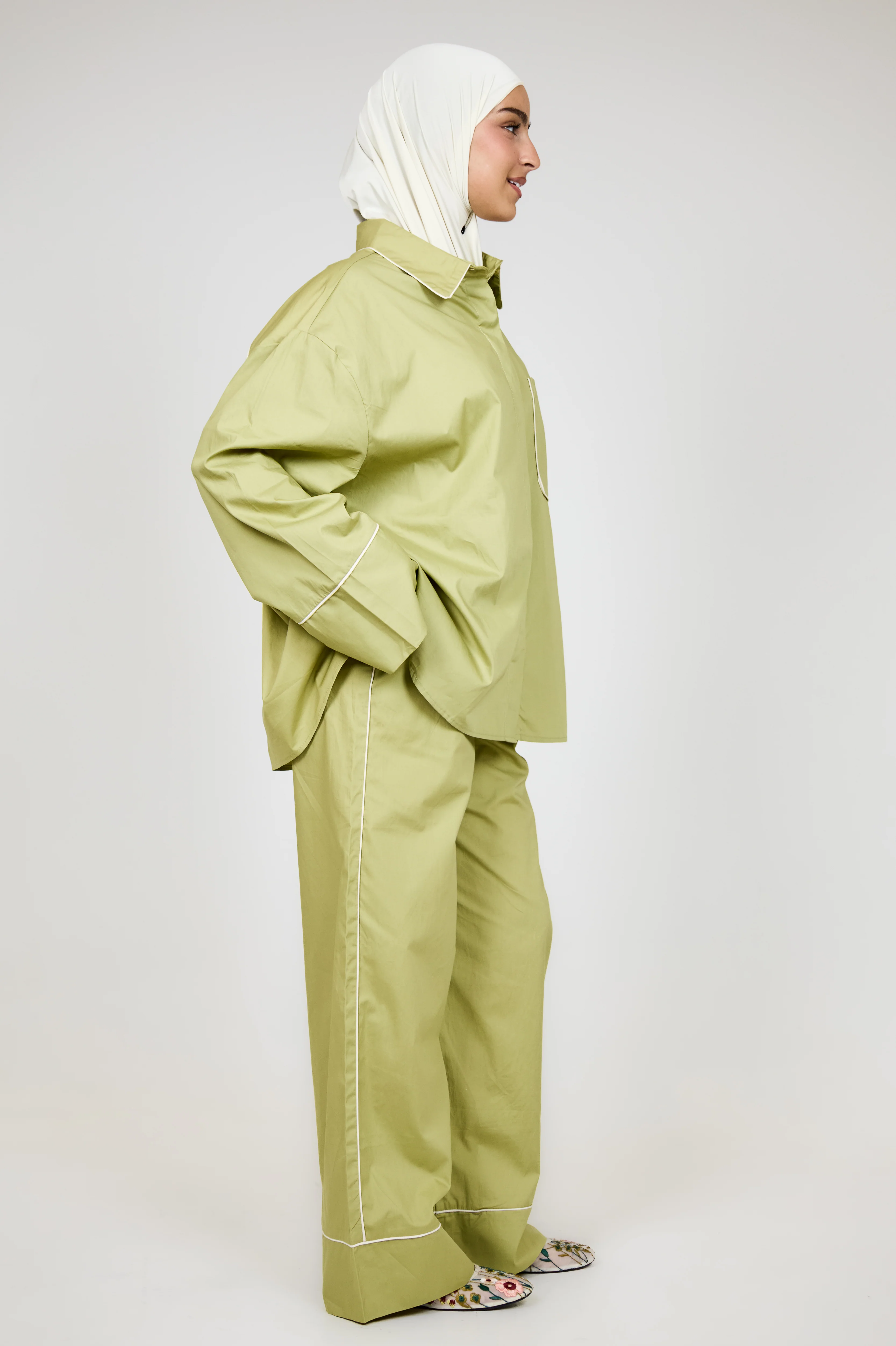 Le Pantalon Sunday Vert - Image 2